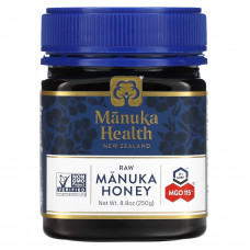 Manuka Health, Мед манука, MGO TM 115+, 250 г (8,8 унции)
