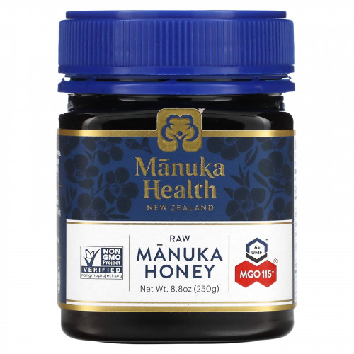 Manuka Health, Мед манука, MGO TM 115+, 250 г (8,8 унции)