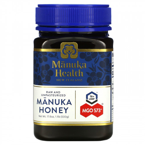 Manuka Health, мед манука, MGO 573+, 500 г (17,6 унции)