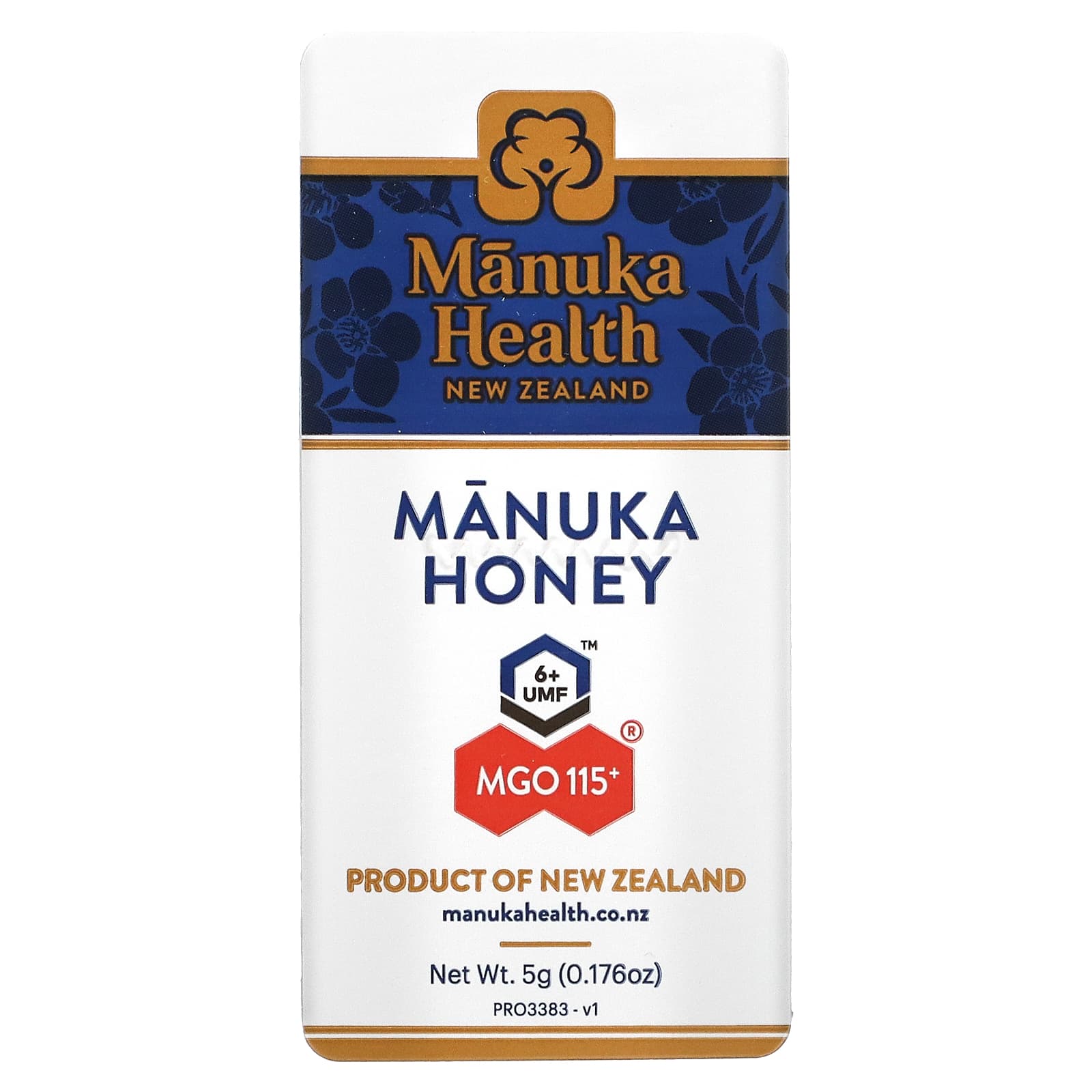 Manuka Health, Manuka Honey On-The-Go, MGO 100+, 12 пакетиков по 5 г (0,176 унции)