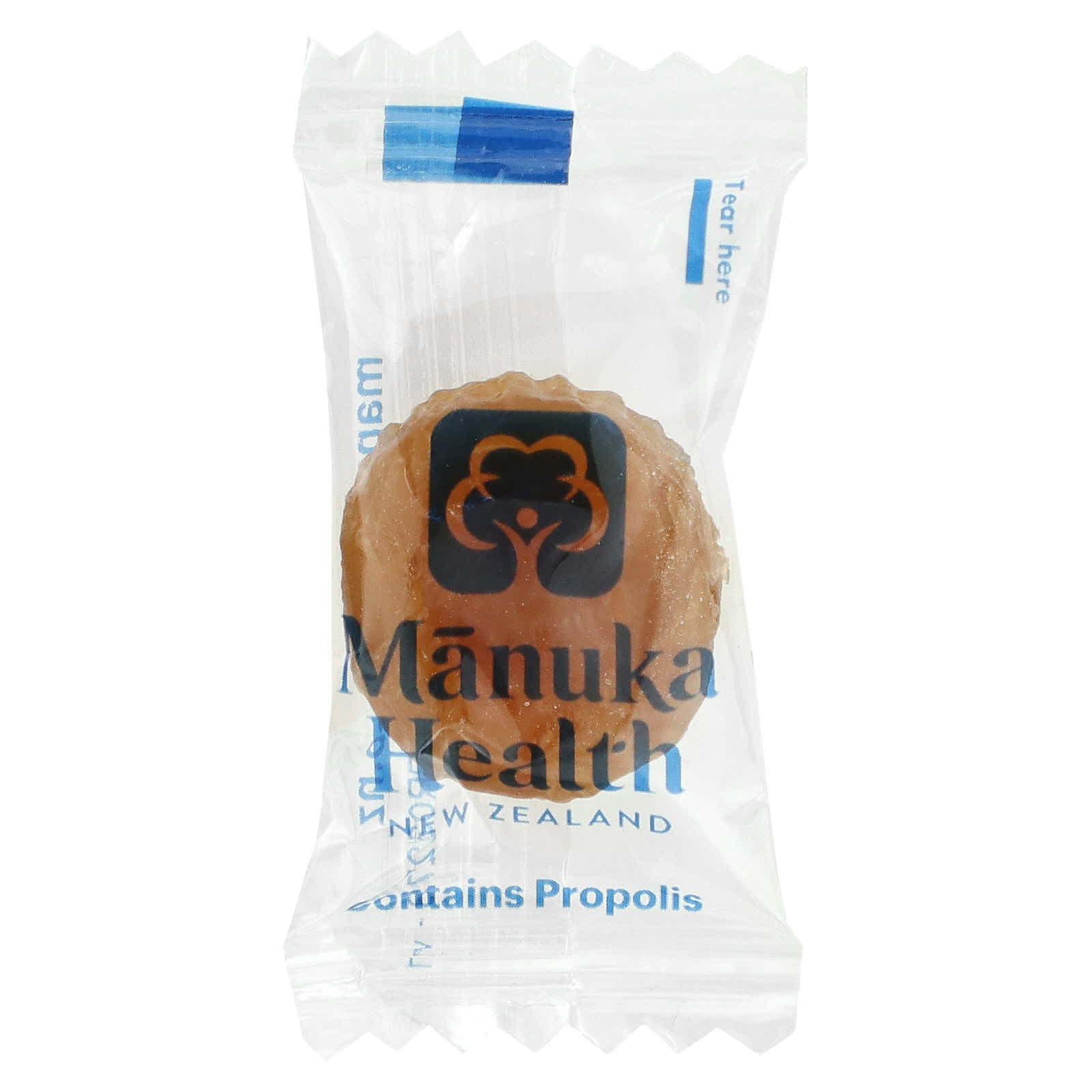 Manuka Health, Леденцы с медом Manuka, прополис, MGO 400+, 15 леденцов