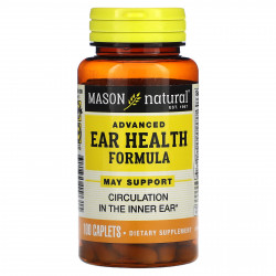 Mason Natural, Улучшенная добавка для здоровья ушей и слуха, 100 таблеток