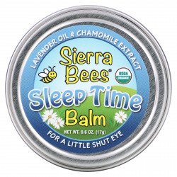 Sierra Bees, бальзам-стик для спокойного сна, лаванда и ромашка, 17 г (0,6 унции)
