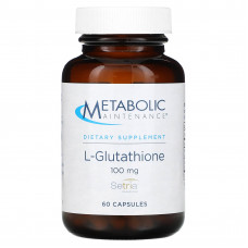 Metabolic Maintenance, L-глутатион, 100 мг, 60 капсул