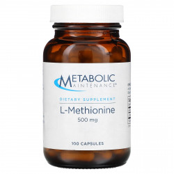 Metabolic Maintenance, L-метионин, 500 мг, 100 капсул (Товар снят с продажи) 