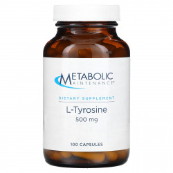 Metabolic Maintenance, L-тирозин, 500 мг, 100 капсул (Товар снят с продажи) 