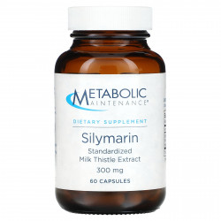 Metabolic Maintenance, Силимарин, стандартизированный экстракт расторопши, 300 мг, 60 капсул