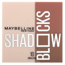 Maybelline, Shadow Blocks, 10 82nd & Park Ave, 2,4 г (0,08 унции)