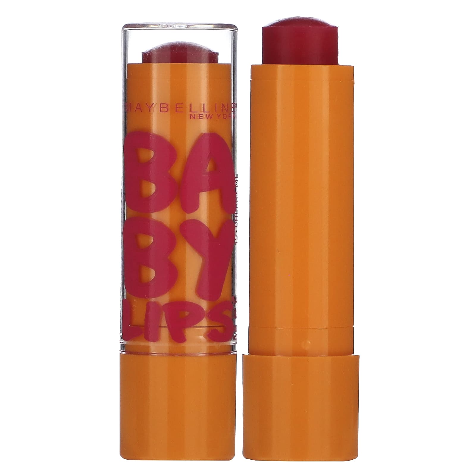 Maybelline, Увлажняющий бальзам для губ Baby Lips, вишня, 4,4 г