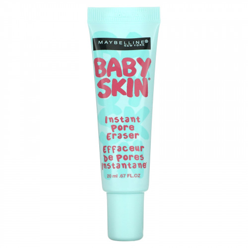 Maybelline, Основа под макияж Baby Skin Instant Pore Eraser, оттенок 010 бесцветный, 20 мл