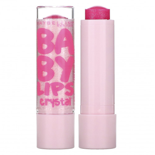 Maybelline, Baby Lips Crystal, увлажняющий бальзам для губ, розовый кварц 140, 4,4 г