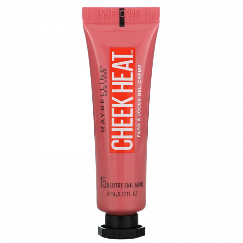 Maybelline, Cheek Heat, Кисть для геля и крема, телесный ожог, 0,27 жидкой унции (8 мл)