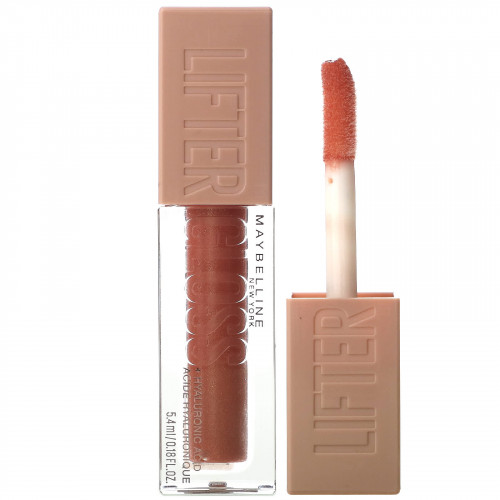 Maybelline, Lifter Gloss с гиалуроновой кислотой, топаз 009, 5,4 мл (0,18 жидк. Унции)