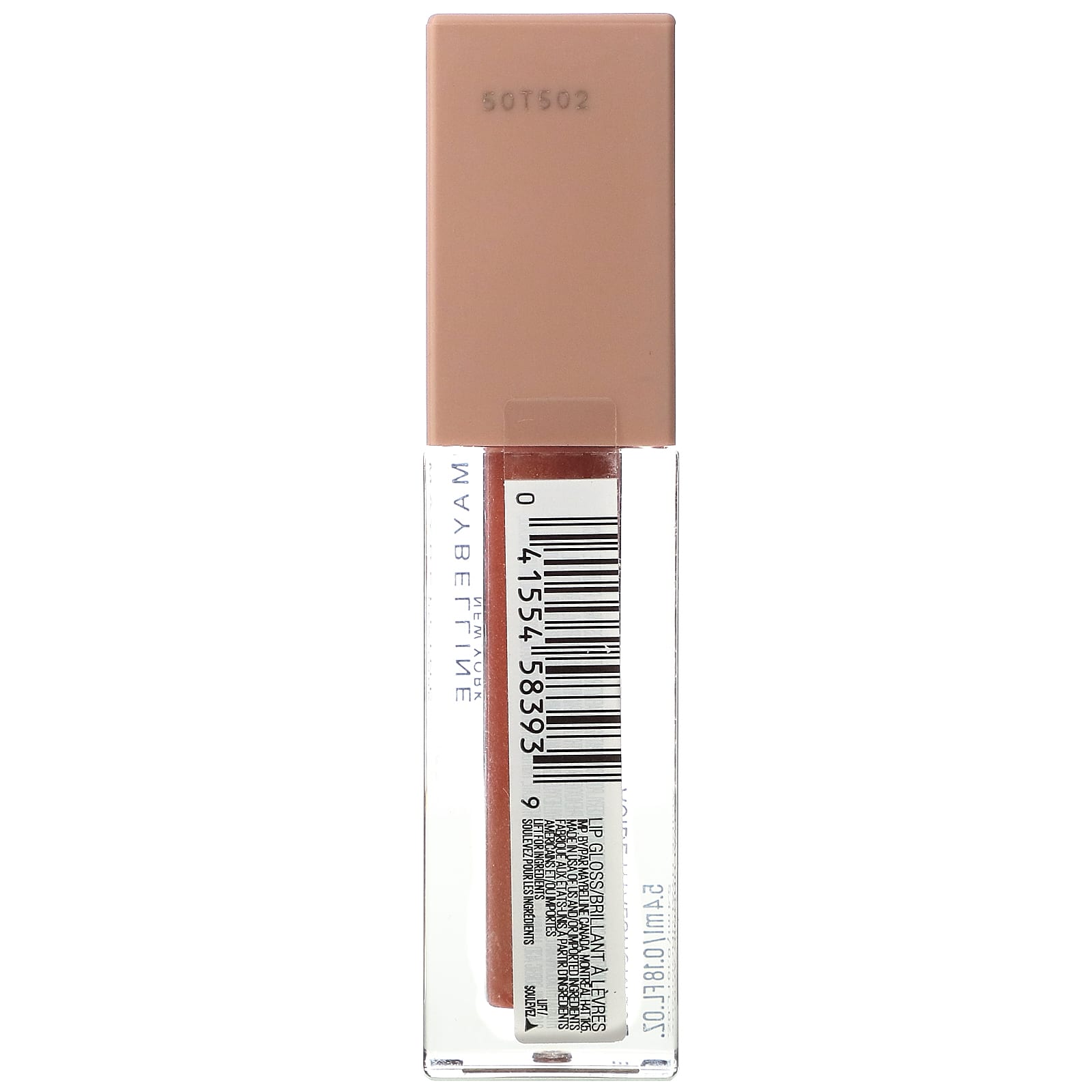 Maybelline, Lifter Gloss с гиалуроновой кислотой, топаз 009, 5,4 мл (0,18 жидк. Унции)