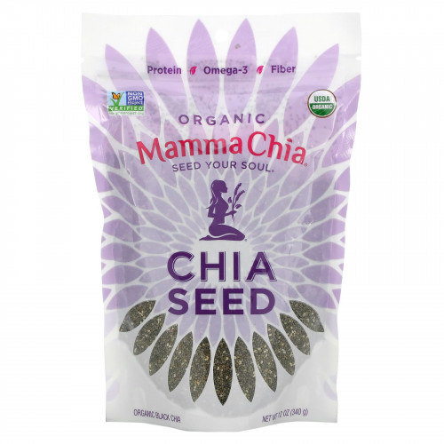 Mamma Chia, органические семена чиа, 340 г (12 унций)