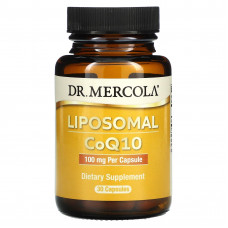 Dr. Mercola, липосомальный коэнзим Q10, 100 мг, 30 капсул