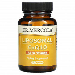 Dr. Mercola, липосомальный коэнзим Q10, 100 мг, 30 капсул