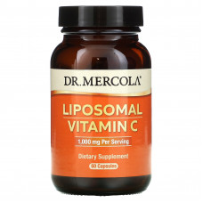 Dr. Mercola, липосомальный витамин С, 500 мг, 60 капсул