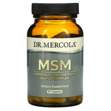 Dr. Mercola, МСМ, комплекс метилсульфонилметана и серы, 60 капсул