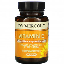 Dr. Mercola, витамин E, 30 капсул