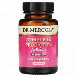 Dr. Mercola, Комплексные пробиотики для женщин, 70 млрд КОЕ, 30 капсул