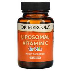 Dr. Mercola, липосомальный витамин C для детей, 30 капсул