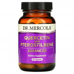 Dr. Mercola, Кверцетин и птеростильбен с усовершенствованной рецептурой, 60 капсул