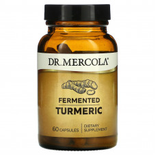 Dr. Mercola, Ферментированная куркума, 60 капсул