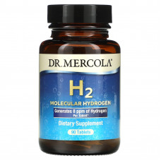 Dr. Mercola, молекулярный водород H2, 90 таблеток