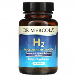 Dr. Mercola, молекулярный водород H2, 90 таблеток