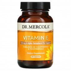 Dr. Mercola, Витамин E, 90 капсул
