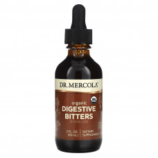Dr. Mercola, Органическая пищеварительная горькая настойка с натуральными ароматизаторами, 60 мл (2 жидк. унции)