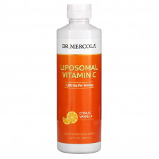 Dr. Mercola, Липосомальный витамин C, цитрусовая ваниль, 1000 мг, 450 мл (15,2 жидк. Унции)