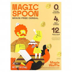 Magic Spoon, Беззерновые хлопья, кленовые вафли, 198 г (7 унций) (Товар снят с продажи) 