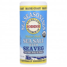 Maine Coast Sea Vegetables, Sea Seasonings, морская соль с морскими водорослями, 43 г (1,5 унции)