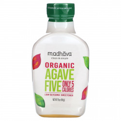 Madhava Natural Sweeteners, Organic Agave Five, подсластитель с низким гликемическим индексом, 454 г (16 унций)