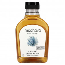 Madhava Natural Sweeteners, золотистый сок органической голубой агавы, 667 г (23,5 унции)
