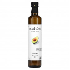Madhava Natural Sweeteners, серия Clean & Simple, масло авокадо, 500 мл (16,9 жидк. унции)