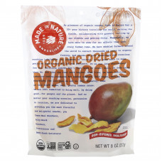 Made in Nature, органическое сушеное манго, созревшее на дереве и не обработанное сернистым газом, 227 г (8 унций)