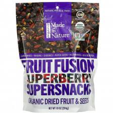 Made in Nature, органические сушеные фрукты и семена, суперснеки с фруктами и ягодами, 284 г (10 унций)