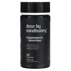 Mindhoney, Dose, адаптогенное ноотропное средство, 60 капсул