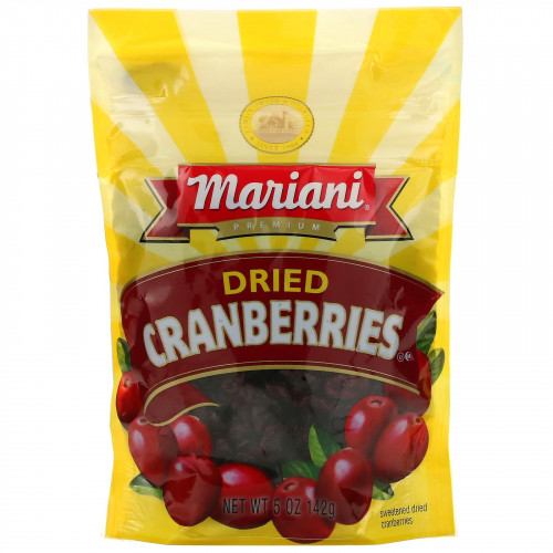 Mariani Dried Fruit, Сушеная клюква премиального качества, 142 г (5 унций)