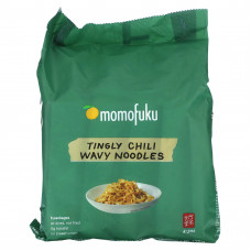 Momofuku, Волнистая лапша с чили Tingly, 5 пакетиков по 3,35 унции (95 г) каждый