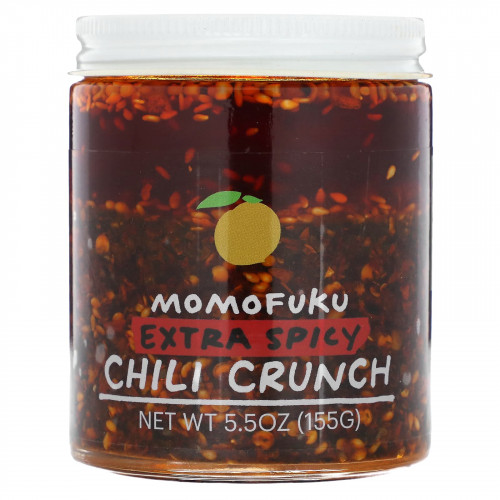 Momofuku, Chili Crunch, экстра острый, 155 г (5,5 унции)