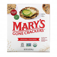 Mary's Gone Crackers, крекеры, оригинальный вкус, 184 г (6,5 унции)