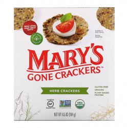 Mary's Gone Crackers, крекеры с травами, 184 г (6,5 унции)