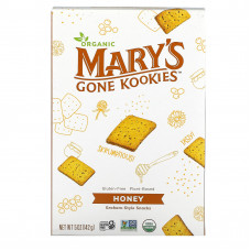 Mary's Gone Crackers, Graham Style Snacks, мед, 142 г (5 унций)