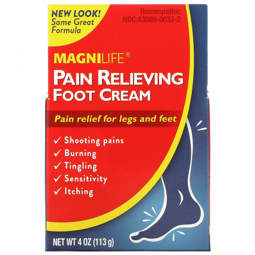 MagniLife, Обезболивающий крем для ног, 113 г (4 унции)