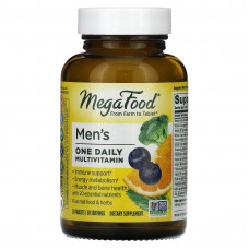 MegaFood, Men's One Daily, ежедневные витамины для мужчин, 30 таблеток