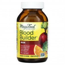 MegaFood, Blood Builder, железо, 180 таблеток